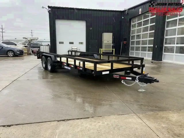 2025 Sure-Trac 7x20 Tandem Axle Tube Top Utility Trailer