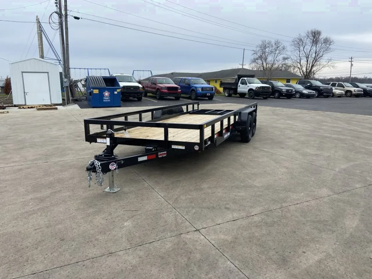Sure-Trac 7X20 TUBE TOP Utility Trailer
