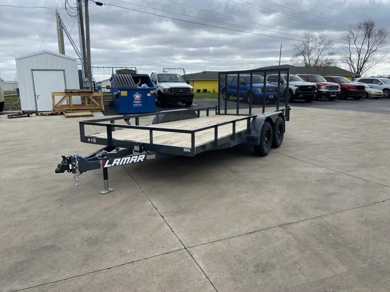 Lamar 63"X16'UC 7K Utility Trailer