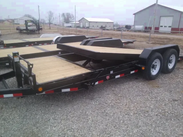 20ft Tilt Equipment Trailer, 16' Tilt, 4' Stationary