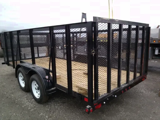 16ft Landscape/Utility Trailer w/4' Expanded Metal Sides