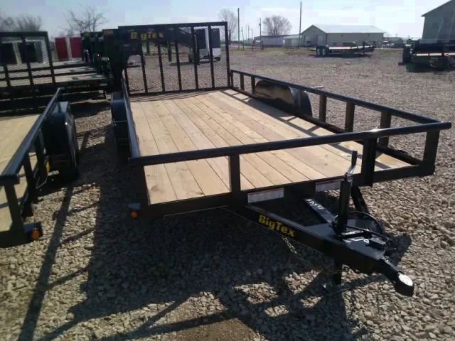 18ft Tandem Axle Pipe Top Utility Trailer