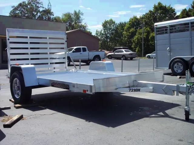 10ft Silver Utility Trailer w/D-Rings
