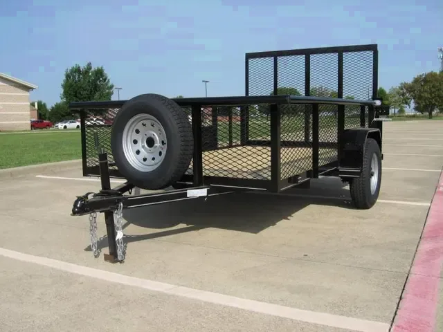 BLACK SA STEEL FRAME 10FT UTILITY TRAILER