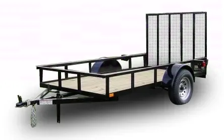 Wooden Floor Single Axle 10FT Utility Trailer