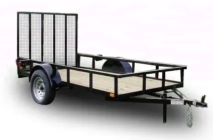 Single 3500lb Axle 8ft Open Utility Trailer
