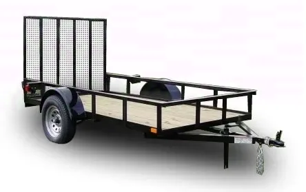 10ft SA Utility Trailer w/Expanded Metal Rear Ramp