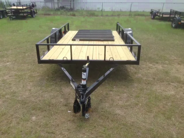 12ft Wood Deck Utility Trailer