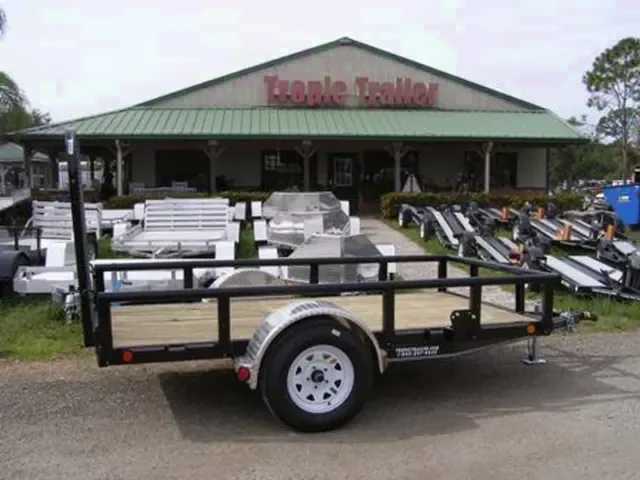 2028 PJ Trailers 77in Single Axle Channel Utility (U7) 10'