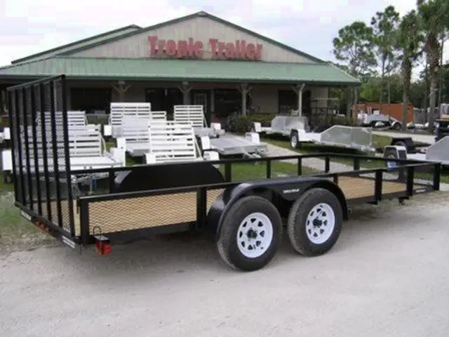 2024 Triple Crown Trailers 6x16 Tandem Utility 15" Mesh Sides