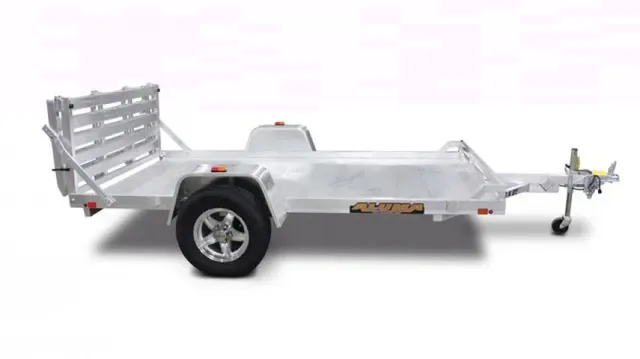 10ft Aluminum SA Utility Trailer