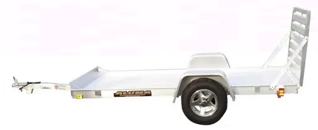 10ft SA Silver Utility Trailer  w/Ramp