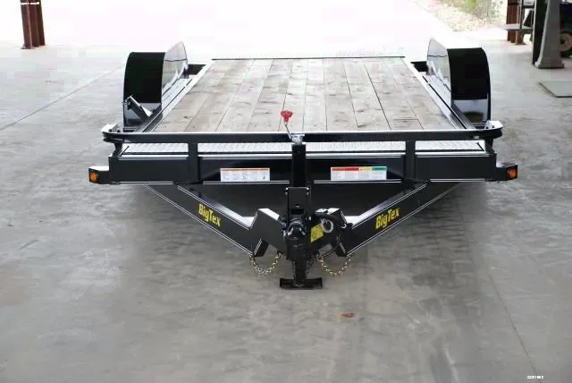 Black 16ft Full Tilt Bed Equipment Trailer