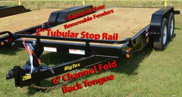 18ft Tandem 7000lb Axle Equipment Trailer
