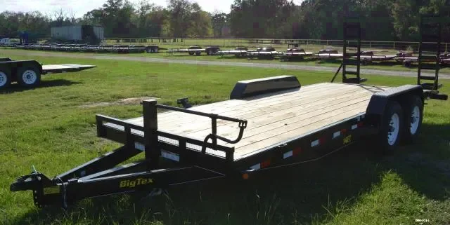 Black 20ft Tandem 7000lb Axle Equipment Trailer