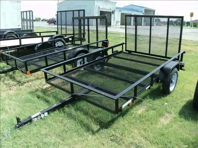 8ft Mesh Utility Trailer w/Spare Mount