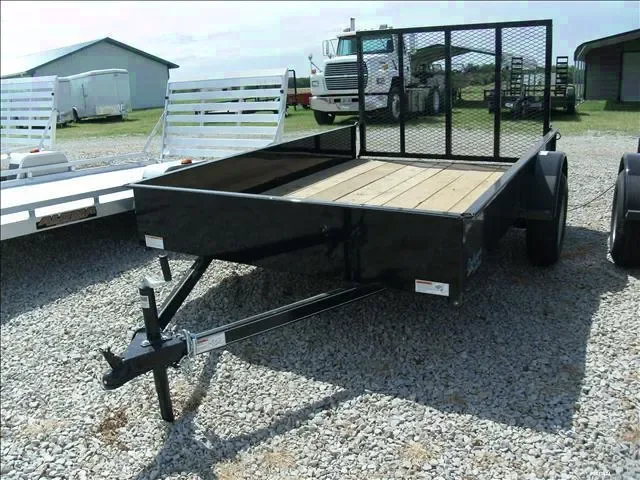 10FT SINGLE AXLE STEEL UTILITY/LANDSCAPE TRAILER
