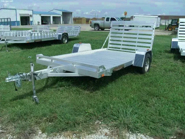 10ft Single Axle Aluminum Utility Trailer