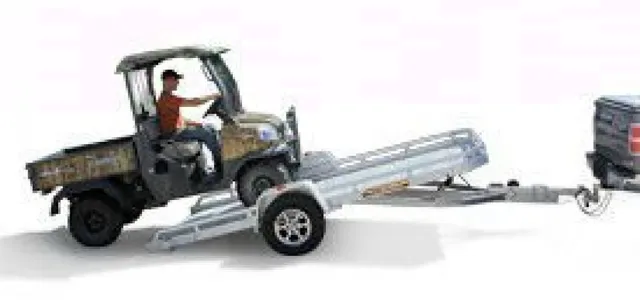 12FT ALL ALUMINUM UTILITY TRAILER-FULL TILT