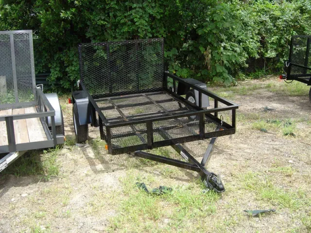 8ft Utility Trailer w/Expanded Metal Floor