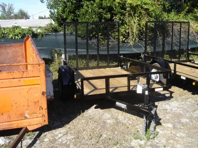 Wood Floor 8ft Utility Trailer