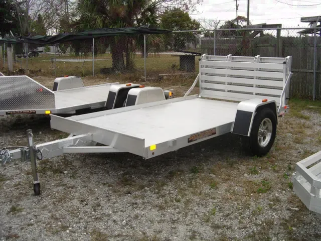 10ft Utility Trailer w/Bi-fold Tailgate