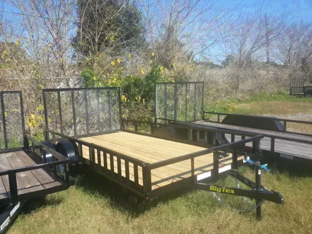 BLACK 12ft SA UTLITY TRAILER W/REAR GATE