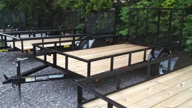 Wood Deck 12ft Utility Trailer