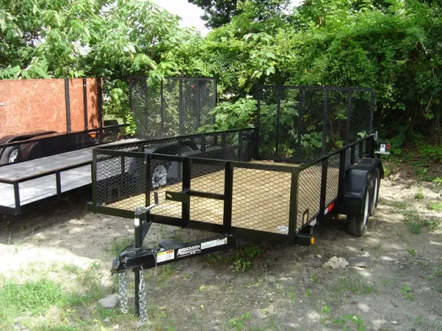 Mesh Sided 14ft Utility Trailer