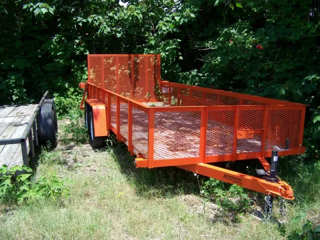 18ft Utility Trailer - Orange
