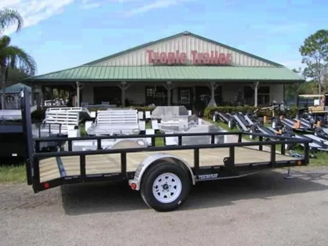 2026 PJ Trailers 83in Single Axle Channel Utility (U8) 14'