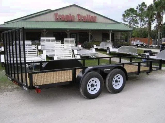 2024 Triple Crown Trailers 6x16 Tandem Utility 15" Mesh Sides