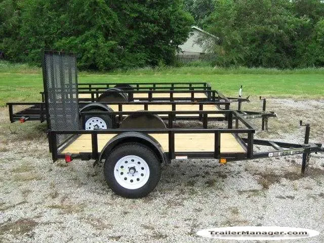 8FT SA WOOD DECK UTILITY TRAILER