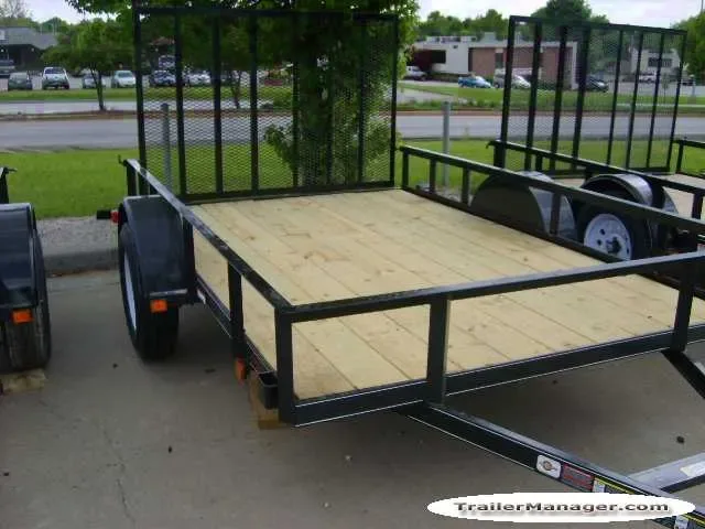 Utility Trailer 12ft Single 3500lb Axle