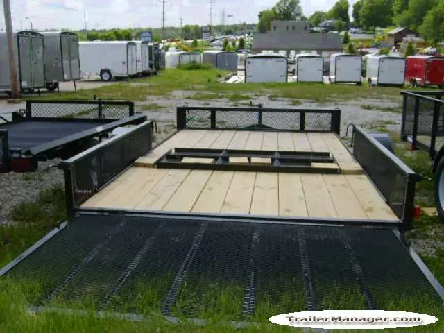 ATV TRAILER 12FT SIDE AND REAR LOADING RAMP
