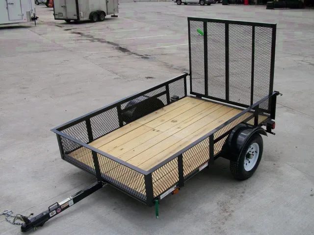 5x8 & 5x10 Utility Trailer w/Wood Decking