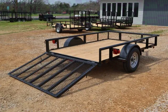 12FT SA Utility Trailer w/Rear Gate