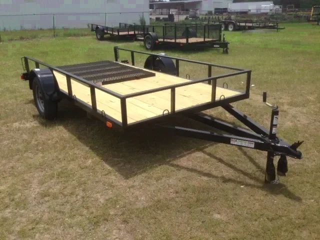 12ft SA Black BP Open Trailer