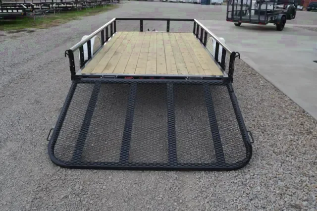12ft Utility Trailer Bumper Pull w/Ramp