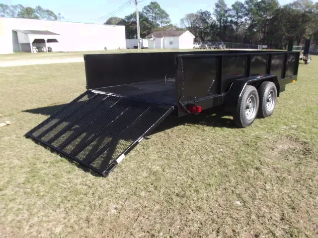 16FT OPEN BUMPER PULL UTILITY TRAILER