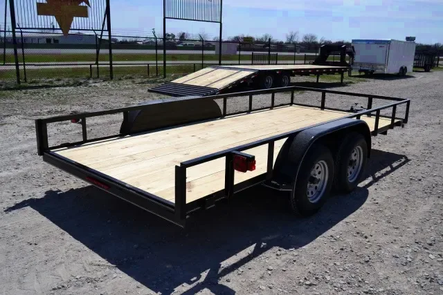 16ft Bumper Pull Open Utility Trailer