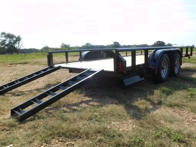 Equipment Trailer 16ft w/Slide In Ramps