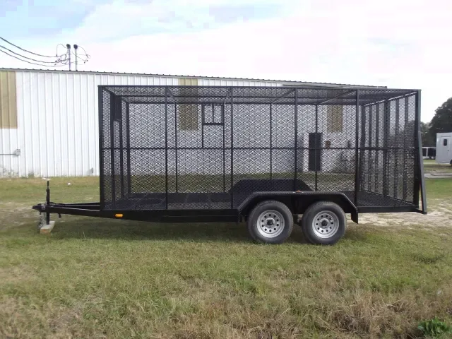 16ft Jobsite Trash Trailer