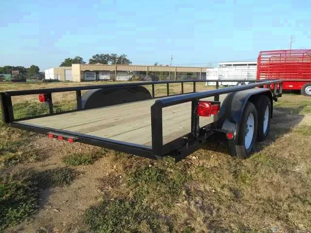 16FT BP EQUIPMENT TRAILER W/SLIDE IN RAMPS