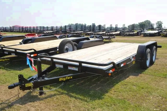16ft Equipment Trailer with Wood Decking