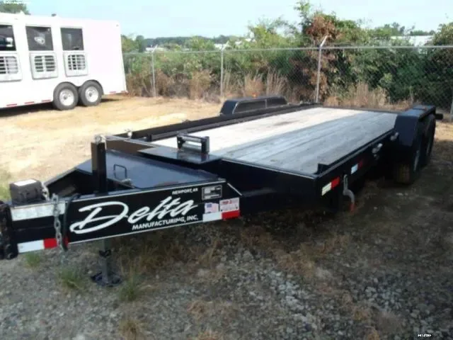 16ft Wood Deck Tandem 5200lb Axle Equipment  Trailer