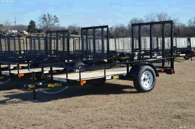 10ft Utility Trailer w/Wooden Deck and Gate