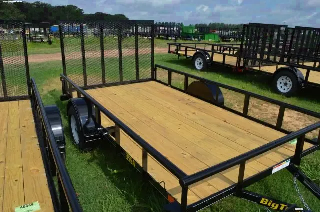 BLACK SA 12FT UTILITY TRAILER W/GATE
