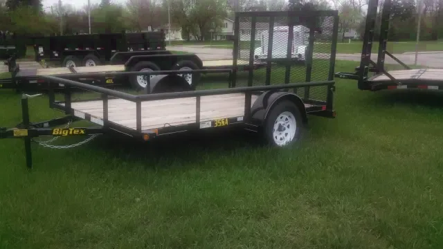 12FT Single 3500LB Axle Utility Trailer