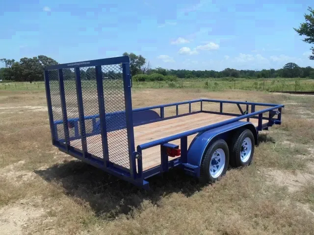 14FT TA BUMPER PULL OPEN CARGO TRAILER
